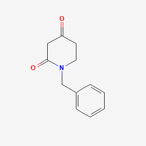 Chemical structure of 1-Benzylpiperidine-2,4-dione