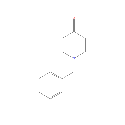 Chemical structure of 1-Benzylpiperidin-4-One Hydrochloride