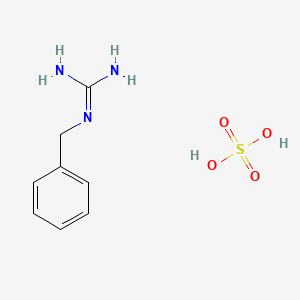 Chemical structure of 1-Benzylguanidine hemisulfate