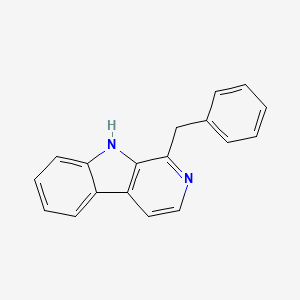 Chemical structure of 1-Benzyl-9H--carboline