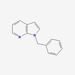 Chemical structure of 1-Benzyl-7-azaindole