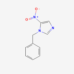 Chemical structure of 1-BENZYL-5-NITROIMIDAZOLE