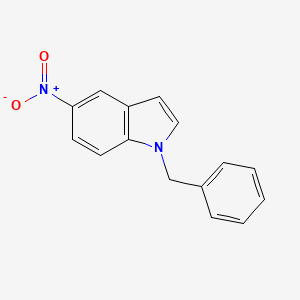 Chemical structure of 1-Benzyl-5-nitro-1H-indole