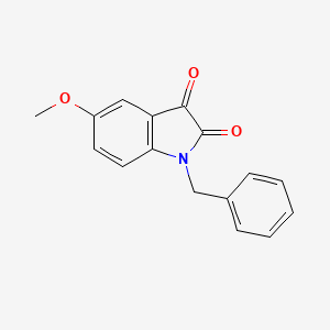 Chemical structure of N-Benzyl-5-methoxyisatin