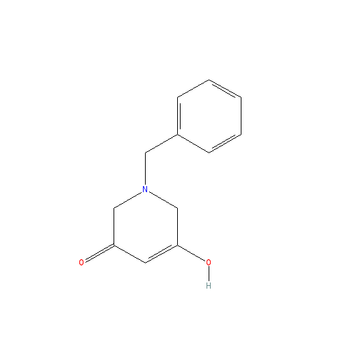 Chemical structure of 1-Benzyl-5-hydroxy-1,6-dihydropyridin-3(2H)-one