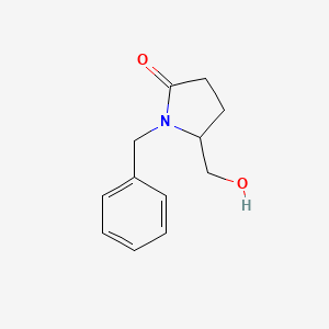 Chemical structure of 1-Benzyl-5-(hydroxymethyl)pyrrolidin-2-one