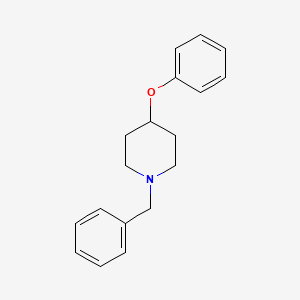 Chemical structure of 1-benzyl-4-phenoxypiperidine