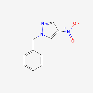 Chemical structure of 1-Benzyl-4-nitro-1H-pyrazole