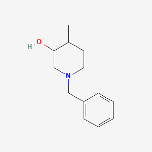 Chemical structure of 1-Benzyl-4-methylpiperidin-3-ol