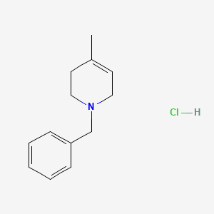Chemical structure of 1-Benzyl-4-methyl-1,2,3,6-tetrahydropyridine hydrochloride