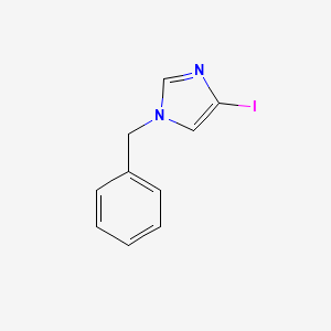 Chemical structure of 1-Benzyl-4-iodoimidazole