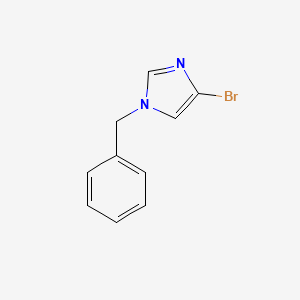 Chemical structure of 1-Benzyl-4-bromo-1H-imidazole