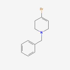 Chemical structure of 1-Benzyl-4-bromo-1,2,3,6-tetrahydropyridine