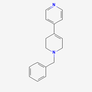 Chemical structure of 1-Benzyl-1,2,3,6-tetrahydro-4,4'-bipyridine