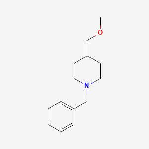 Chemical structure of 1-benzyl-4-(methoxymethylene)piperidine