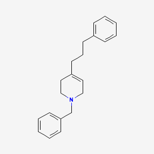 Chemical structure of 1-Benzyl-4-(3-phenylpropyl)-1,2,3,6-tetrahydropyridine
