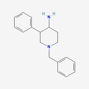 Chemical structure of 1-Benzyl-3-phenylpiperidin-4-amine