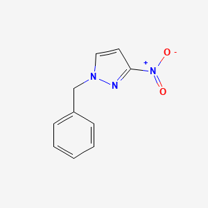 Chemical structure of 1-Benzyl-3-Nitro-1H-pyrazole