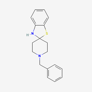 Chemical structure of 1'-Benzyl-3H-spiro[1,3-benzothiazole-2,4'-piperidine]