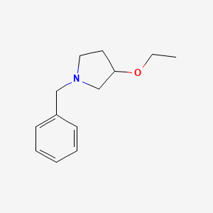 Chemical structure of 1-Benzyl-3-ethoxypyrrolidine