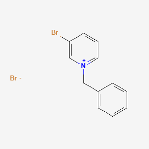 Chemical structure of 1-Benzyl-3-bromopyridinium bromide