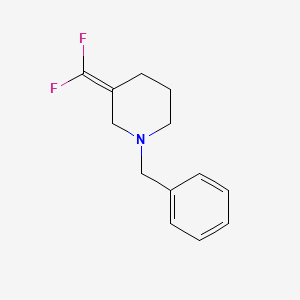 Chemical structure of 1-Benzyl-3-(difluoromethylene)piperidine