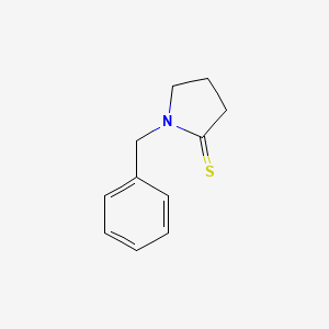 Chemical structure of 1-benzyl-2-pyrrolidinethione