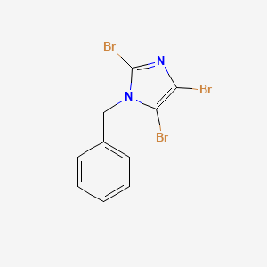 Chemical structure of 1-Benzyl-2,4,5-tribromo-1H-imidazole