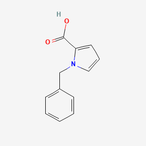 Chemical structure of 1-Benzyl-1H-pyrrole-2-carboxylic acid