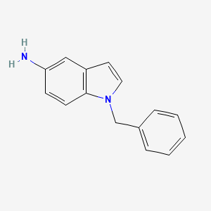 Chemical structure of 1-Benzyl-1H-indol-5-amine