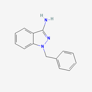 Chemical structure of 1-Benzyl-1H-indazol-3-amine