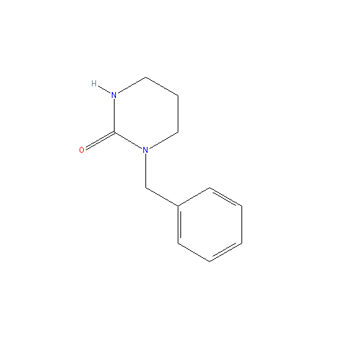 Chemical structure of 1-benzyl-1,3-diazinan-2-one
