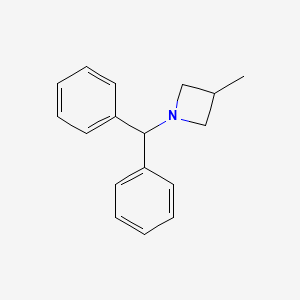 Chemical structure of 1-benzhydryl-3-methylazetidine