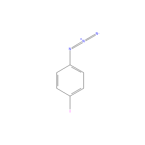 Chemical structure of 1-Azido-4-iodobenzene