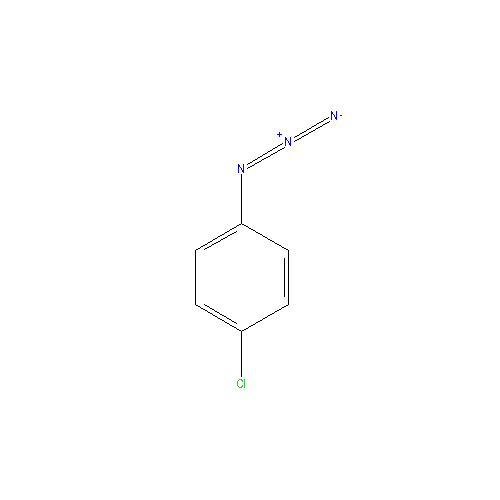 Chemical structure of Benzene, 1-azido-4-chloro-