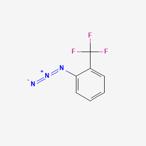 Chemical structure of 1-Azido-2-(trifluoromethyl)benzene