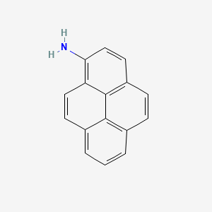Chemical structure of 1-Aminopyrene-d9