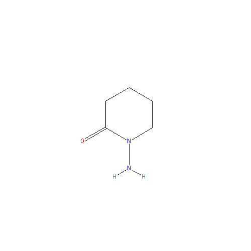 Chemical structure of 1-Aminopiperidin-2-one hydrochloride
