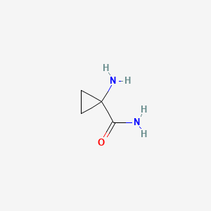 Chemical structure of 1-Aminocyclopropanecarboxamide