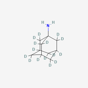 Chemical structure of 1-Aminoadamantane-d15