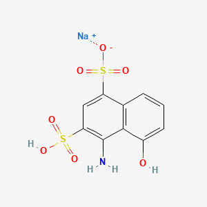 Chemical structure of 1-Amino-8-naphthol-2,4-disulfonic Acid Monosodium Salt