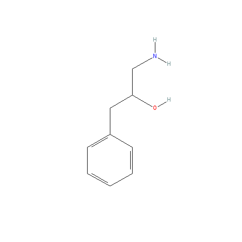 Chemical structure of 1-Amino-3-phenylpropan-2-ol