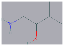 Chemical structure of 1-Amino-3-methylbutan-2-ol