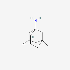 Chemical structure of 3-Methyladamantan-1-amine