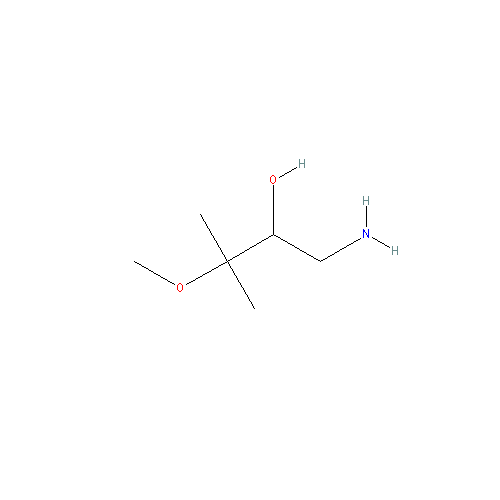 Chemical structure of 1-Amino-3-methoxy-3-methylbutan-2-ol