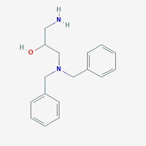 Chemical structure of 1-Amino-3-(dibenzylamino)propan-2-ol