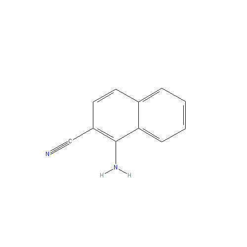 Chemical structure of 1-Amino-2-naphthonitrile