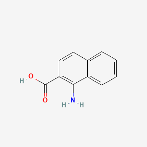 Chemical structure of 1-Amino-2-naphthoic acid