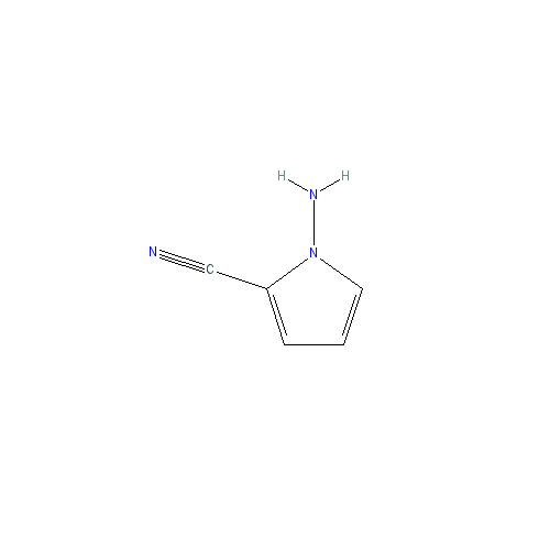 Chemical structure of 1-Amino-1H-pyrrole-2-carbonitrile hydrochloride