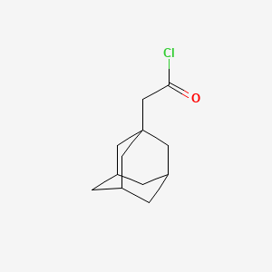 Chemical structure of 1-Adamantaneacetyl Chloride